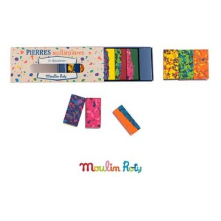 Kredki klocki woskowe Moulin Roty