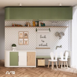 Uchwyt na papier do rysowania Sisto Baby Natural - SMALL