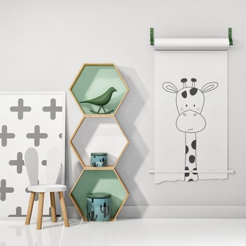 Uchwyt na papier do rysowania Sisto Baby White - SMALL Uchwyt na papier do rysowania Sisto Baby White - SMALL