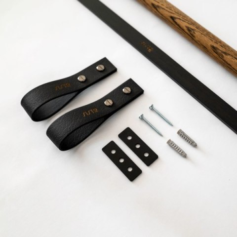 Uchwyt na papier flipchart ścienny Sisto Office Black - BIG