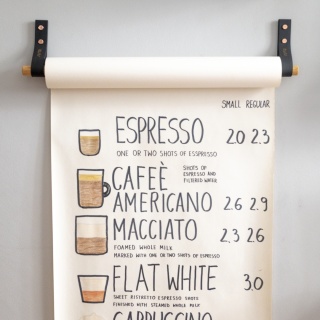 Uchwyt na papier Sisto Cafe Natural - BIG