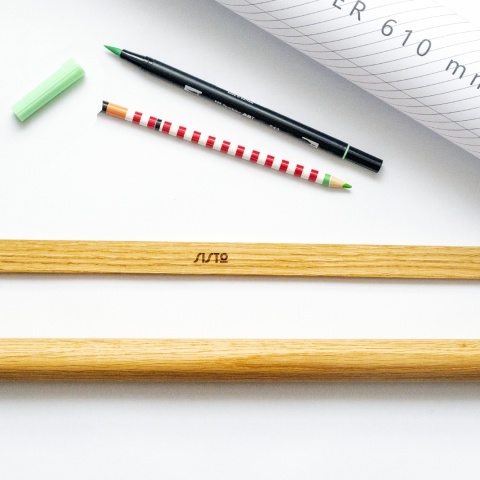 Uchwyt na papier flipchart ścienny Sisto Office Natural - BIG